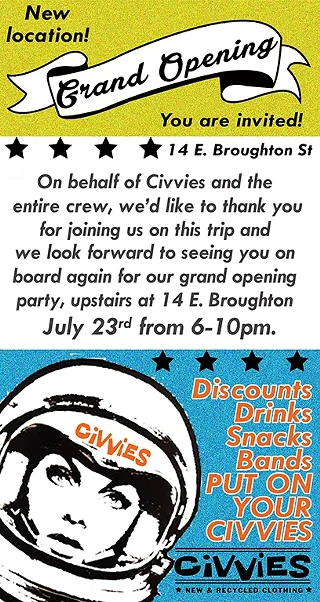 Image: Civvies Grand Opening Party