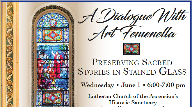Image: A Dialogue with Art Femenella - Preserving Sacred Stories in Stained Glass