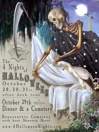 Image: Bonaventure Cemetery After Dark: Halloween Night (Monday)