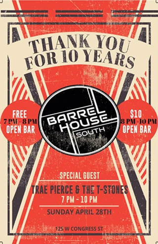Image: Cheers to 10 Years @ Barrelhouse South