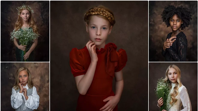 Image: Children & Tween/Teen Painted Heirloom Portraits
