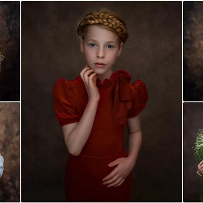Image: Children & Tween/Teen Painted Heirloom Portraits