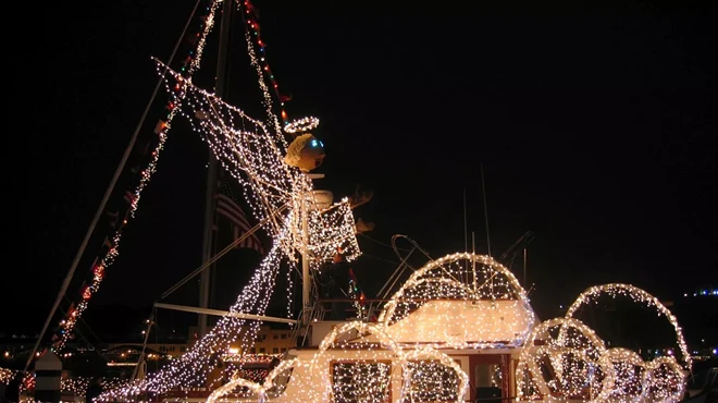 Image: Christmas comes early with the Savannah Harbor Boat Parade of Lights