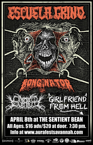 Image: Escuela Grind, Bonginator, Lobstrosity, Girlfriend From Hell at The Sentient Bean