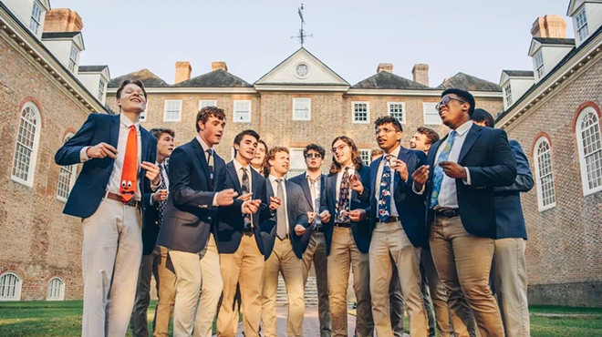 Image: Gentlemen of the College - A Cappella in the Foxy Courtyard