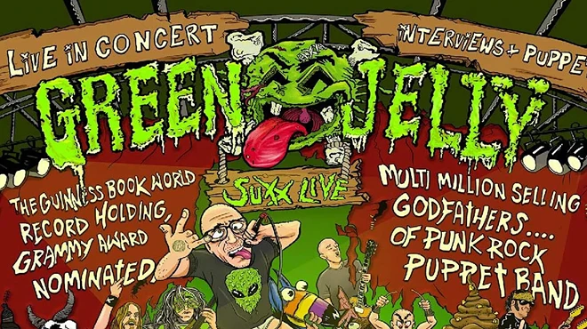 Image: GREEN JELLY with guests Green Room Live at The Wormhole
