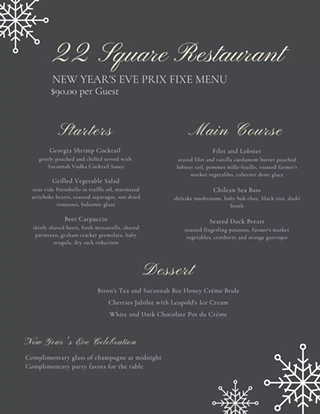 Image: New Year's Eve Dinner & Celebration