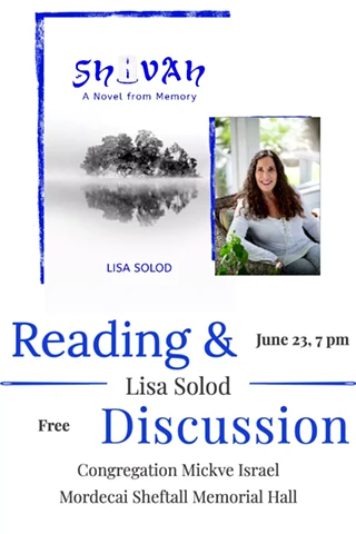 Image: Reading & Discussion with novelist Lisa Solod