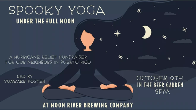 Image: Spooky Yoga Under the Full Moon