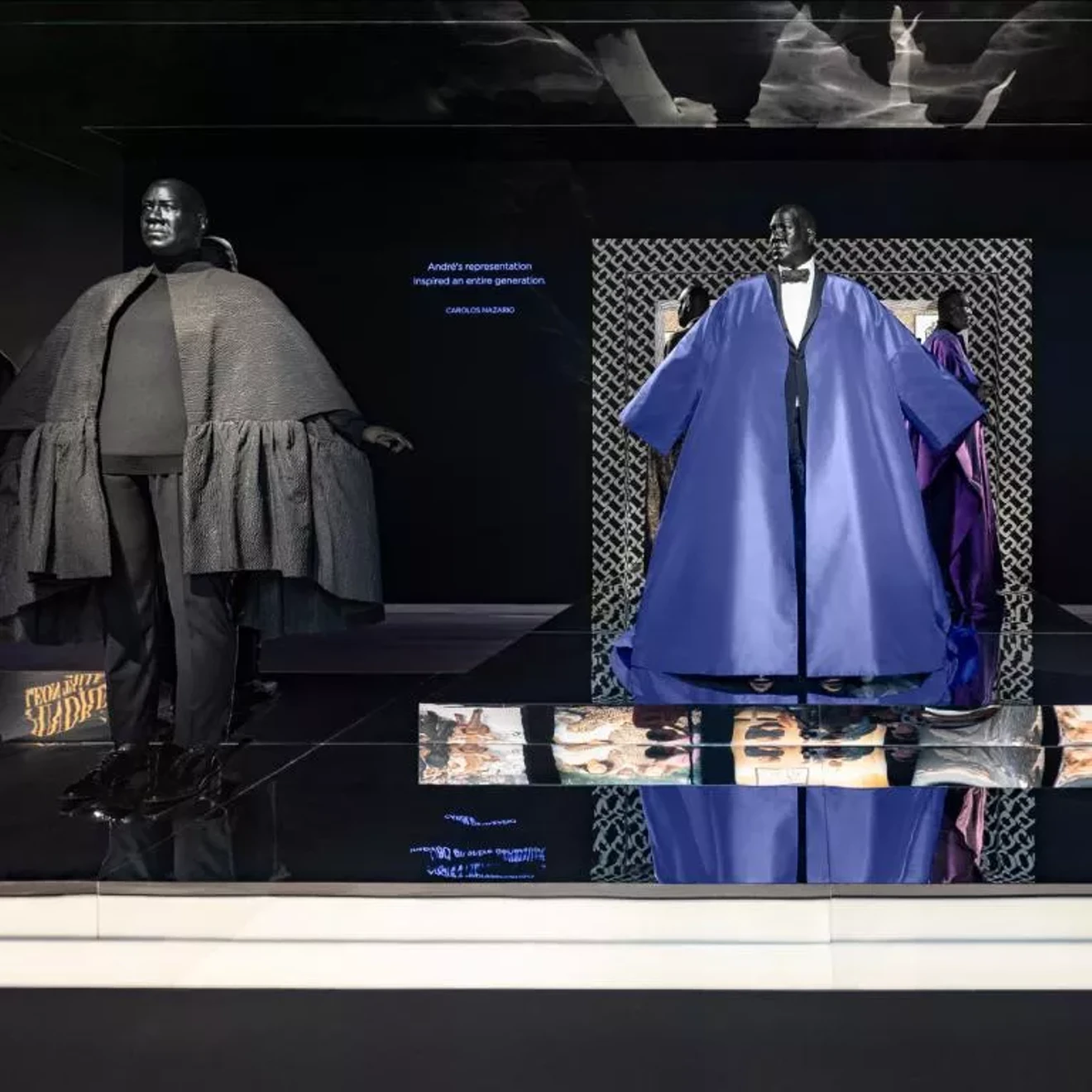Installation view of "Andr&eacute; Leon Talley: Style is Forever."