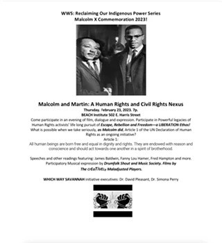 Image: Which Way Savannah, Malcolm X Commemoration